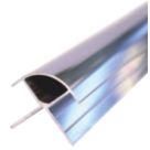 Multipanel Type B External Corner Polished Aluminium  2450mm x 11mm