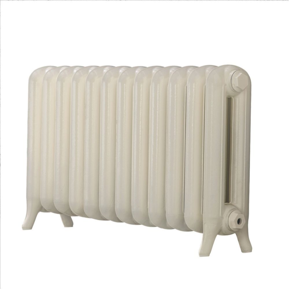 Arroll 549mm x 946mm 3480BTU Cream Cast Iron 2 Column Radiator Screwfix