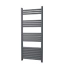 Towelrads 1200mm x 500mm 1851BTU Black Flat Designer Towel Radiator