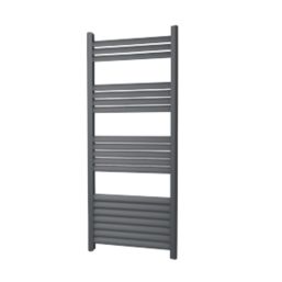 Towelrads 1200mm x 500mm 1851BTU Black Flat Designer Towel Radiator