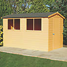 Shire  10' x 8' (Nominal) Apex Shiplap T&G Timber Shed