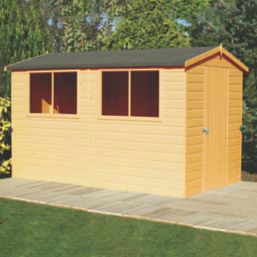 Shire  10' x 8' (Nominal) Apex Shiplap T&G Timber Shed