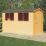 Shire  10' x 8' (Nominal) Apex Shiplap T&G Timber Shed