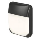 4lite Tironi Outdoor Maintained or Non-Maintained Emergency Rectangular LED Bulkhead Black 25W 2300lm