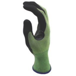 MCR Safety Greenknight Cut-Resistant Gloves Green/Black Medium