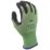 MCR Safety Greenknight Cut-Resistant Gloves Green/Black Medium