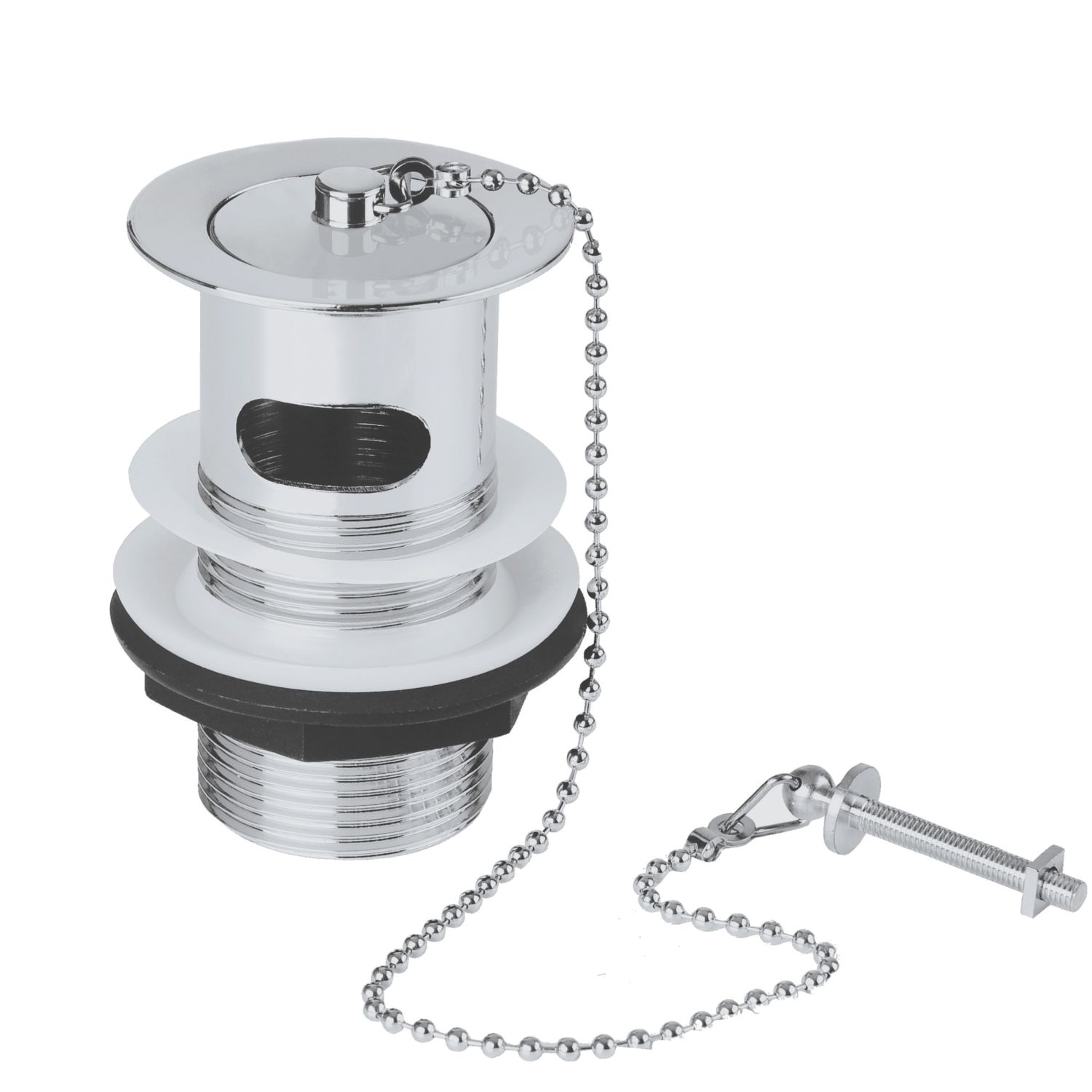 Flomasta Basin Waste with Chrome Plug & Chain (57911)