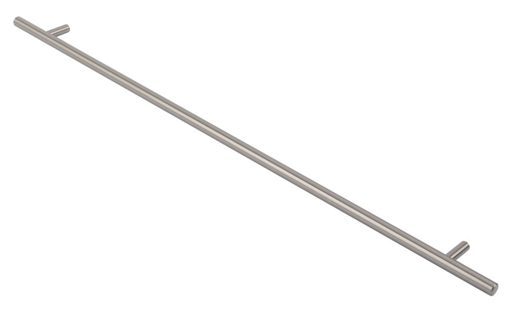 Smith & Locke T Bar Pull Handle Brushed Nickel 512mm Screwfix
