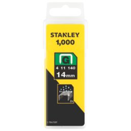 Stanley Heavy Duty Staples Zinc-Plated 14mm x 10mm 1000 Pack