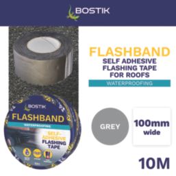 Bostik Flashband Grey 10m x 100mm
