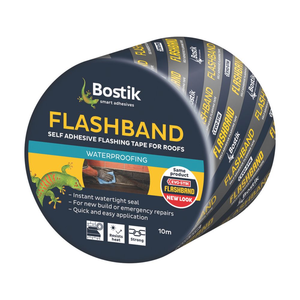 Bostik Flashband Grey 10m X 100mm Flashing Tape Screwfix Com