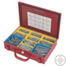 Quicksilver  PZ Double-Countersunk Woodscrews General Trade Case 1400 Pcs