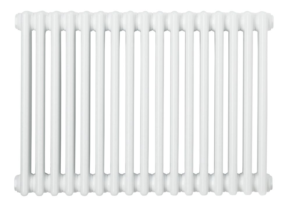 Acova 500mm x 812mm 2992BTU White Horizontal 3 Column Radiator Screwfix