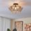 Eglo Adwickle Ceiling Light Black / Brown