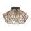 Eglo Adwickle Ceiling Light Black / Brown