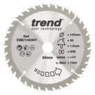 Trend CSB/14036T Wood/Chipboard/MDF Saw Blade 140mm x 20mm 36T