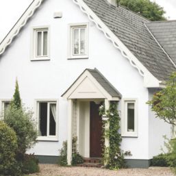 Sandtex 1Ltr Smooth White Masonry Paint