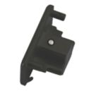 Knightsbridge 1-Circuit End Cap Black