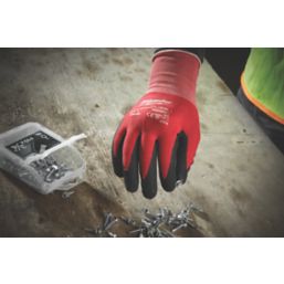 Milwaukee Cut Level 1/A Gloves Red Large