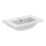 Ideal Standard i.life S Wall Hung Vanity Unit with Black Handle & Basin Matt Quartz Grey 600mm x 375mm x 475mm