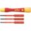 Wiha PicoFinish SlimVario VDE Precision Screwdriver with Bits 4 Piece Set
