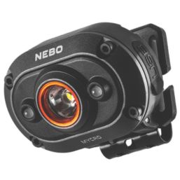 Nebo Mycro & Cap Light Rechargeable LED Headlamp Black Graphite 150lm