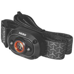 Nebo Mycro & Cap Light Rechargeable LED Headlamp Black Graphite 150lm