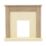 Be Modern Elanwood Electric Suite with Comet Inset Fire Oak-Effect 1210mm x 330mm x 1123mm