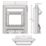 Be Modern Elanwood Electric Suite with Comet Inset Fire Oak-Effect 1210mm x 330mm x 1123mm