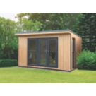Forest Xtend+ 13' x 10' (Nominal) Pent Insulated Garden Office with Base & Assembly