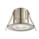 Saxby CosmosEco V3 Fixed  Fire Rated LED Recessed Downlight Satin Nickel 6W 500lm