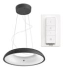Philips Hue Ambiance Amaze LED Pendant Light Black 25W 2750-2900lm