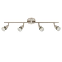Saxby Amalfi Bar 4-Light Spotlight Satin Nickel
