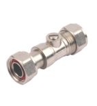 Plumbob Double Check Valve 22mm Pipe Compression Fitting 644493