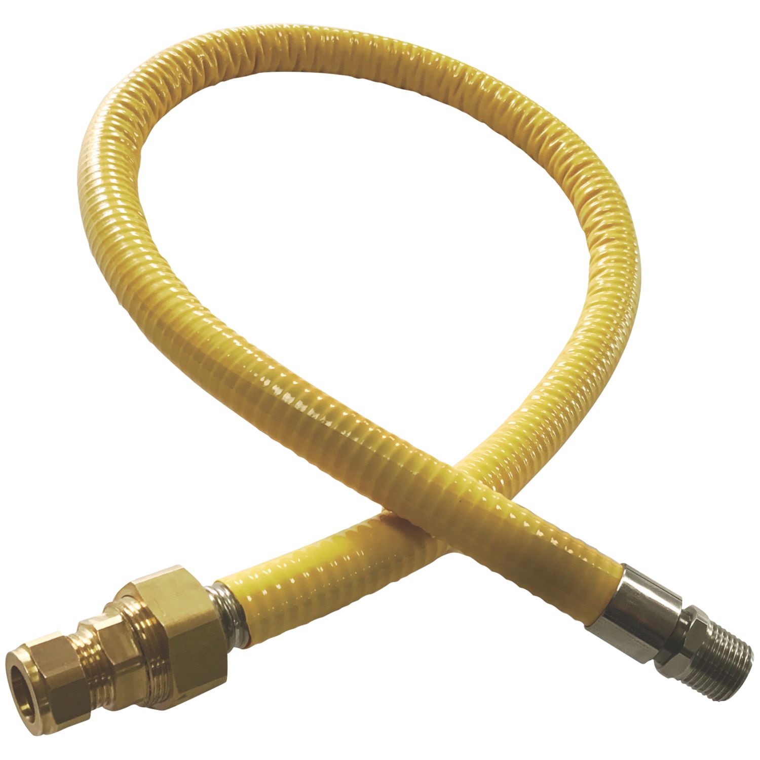 Tesla Hobflex Semi-Rigid Stainless Steel Gas Hob Connector 16mm x 1000mm DN15 (5802V)