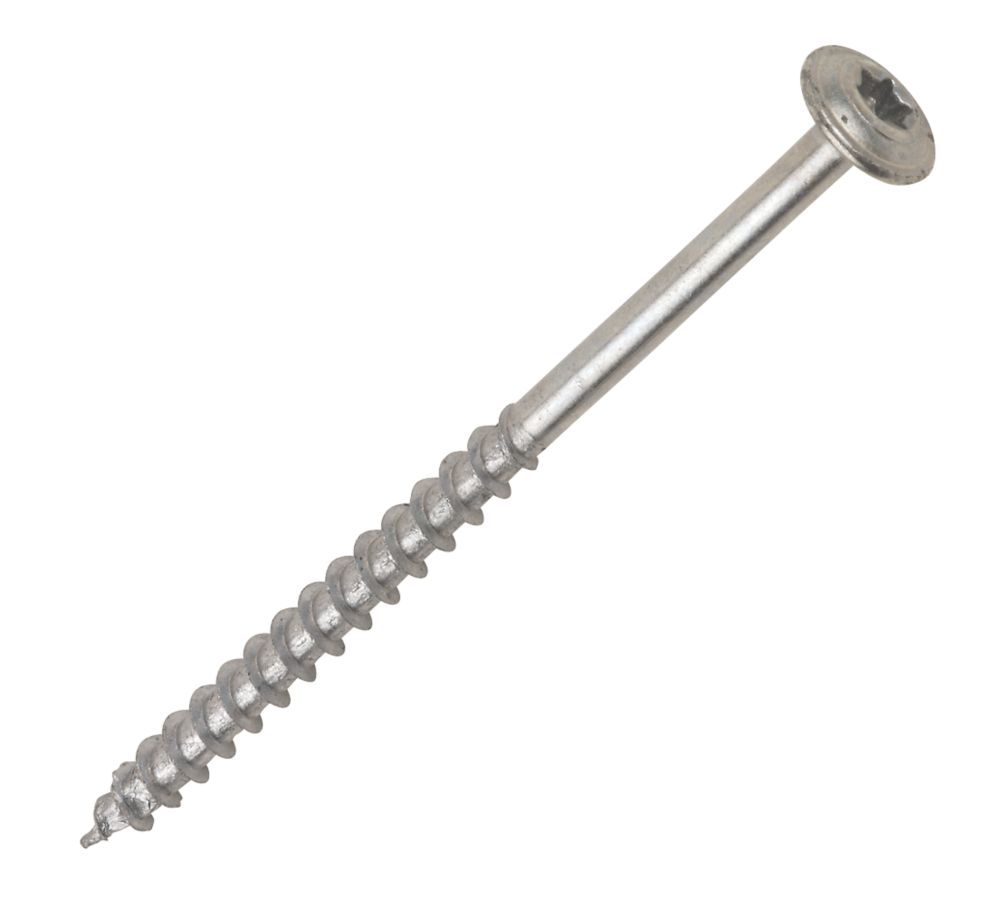 Spax TX Flange SelfDrilling Timber Screws 6mm x 80mm 100 Pack Screwfix