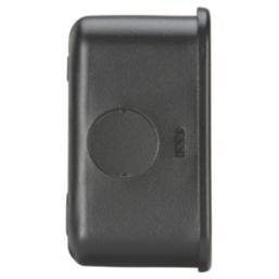 Knightsbridge  13A Unswitched Metal Clad Fused Spur with Neon Black