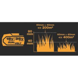 Titan  36V 1 x 4.0Ah Li-Ion TXP Brushless Cordless 38cm Lawn Mower