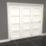 Green & Taylor 4-Panel Roomfold 3-Door Primed White Wooden Shaker Internal Bi-Fold Doors 2060mm x 2133mm