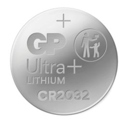 GP Batteries CR2032 3V Coin Cell Lithium Batteries  2 Pack