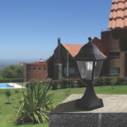 Essentials Varennes 370mm Outdoor Post Light Black