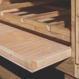 Rowlinson  5' x 6' 6" (Nominal) Timber Chicken Coop