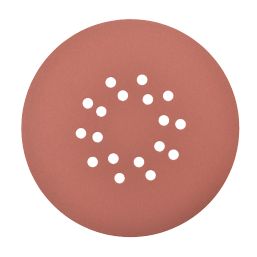 Essentials   180 Grit 18-Hole Punched Wood Sanding Discs 225mm 5 Pack