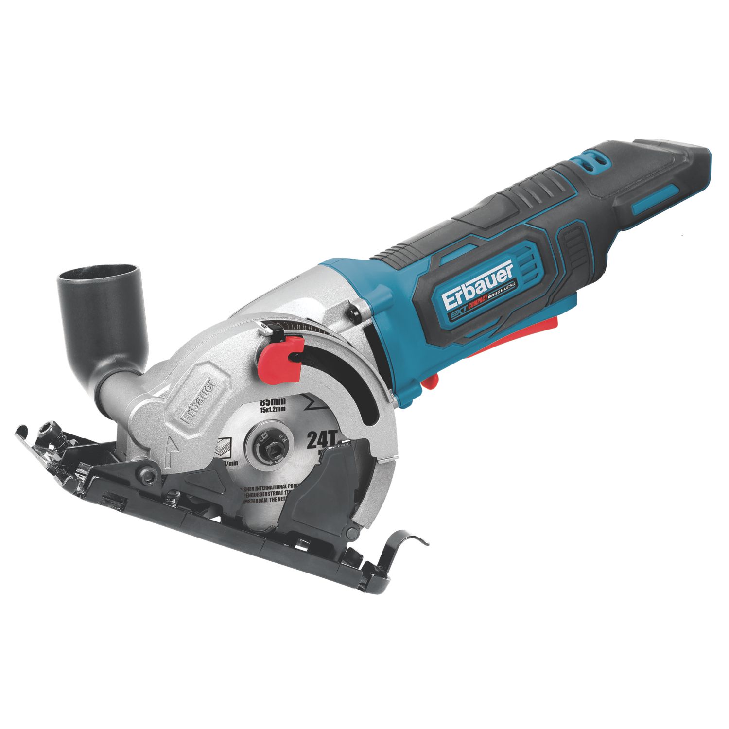 Erbauer EMCS12-Li 85mm 12V Li-Ion EXT Brushless Cordless Circular Saw - Bare (580PV)