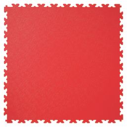 Garage Floor Tile Company X Joint Double Garage Interlocking Floor Tile Pack Black/Red 27m² 117 Pieces