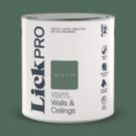 LickPro  2.5Ltr Green BS 14 C 39 Vinyl Matt Emulsion  Paint