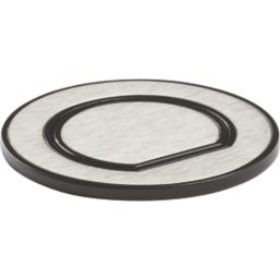 Knightsbridge  2.4A 12W 2-Outlet Type A Pop-Up USB Charger Brushed Chrome