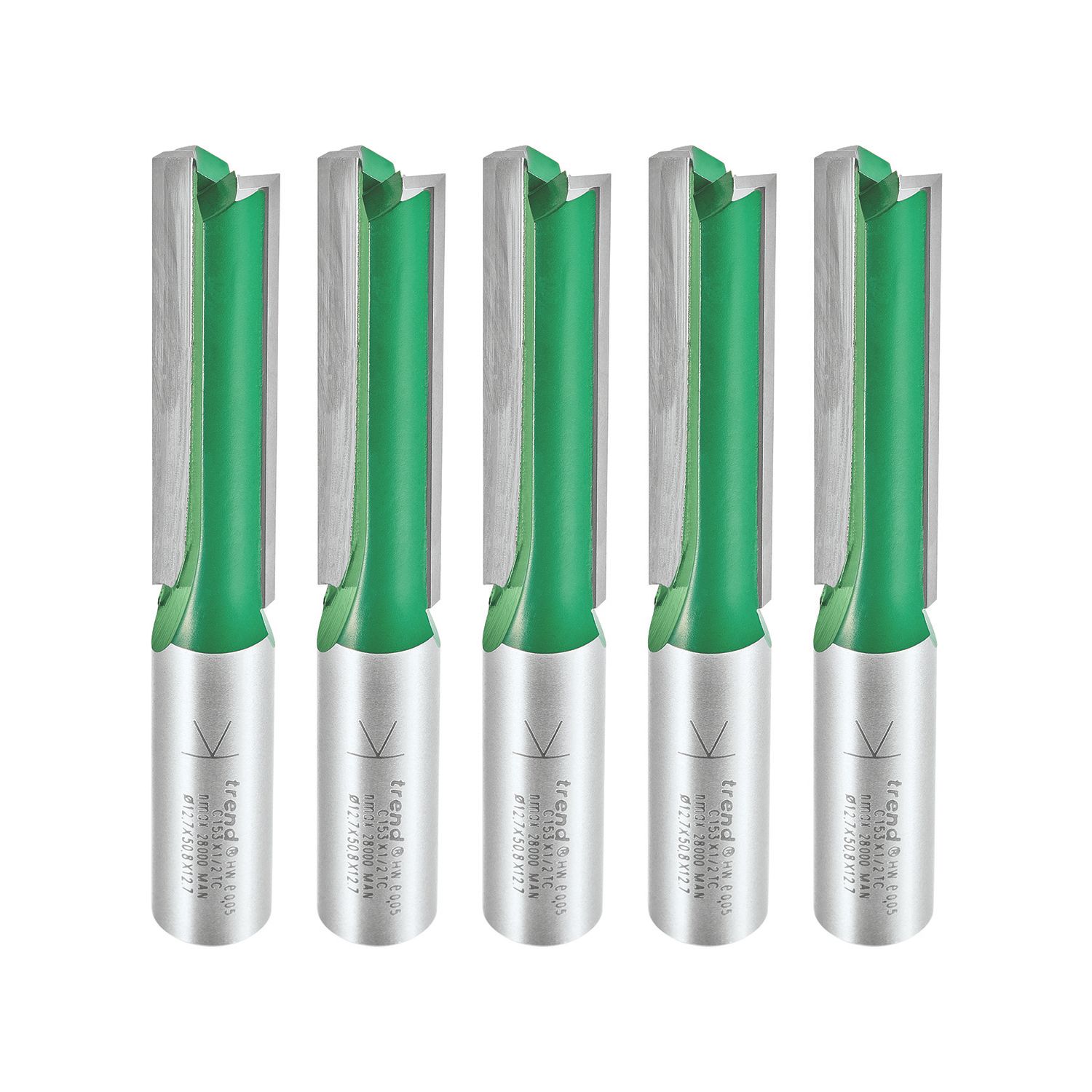 Trend CR/KFP/5 1/2" Straight Kitchen Worktop Cutters 12.7mm x 50mm 5 Pack (580VW)