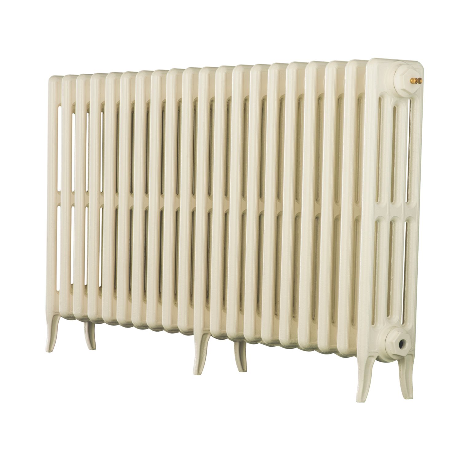 Arroll 660mm x 1114mm 4790BTU Cream Cast Iron 4 Column Radiator (5818F)
