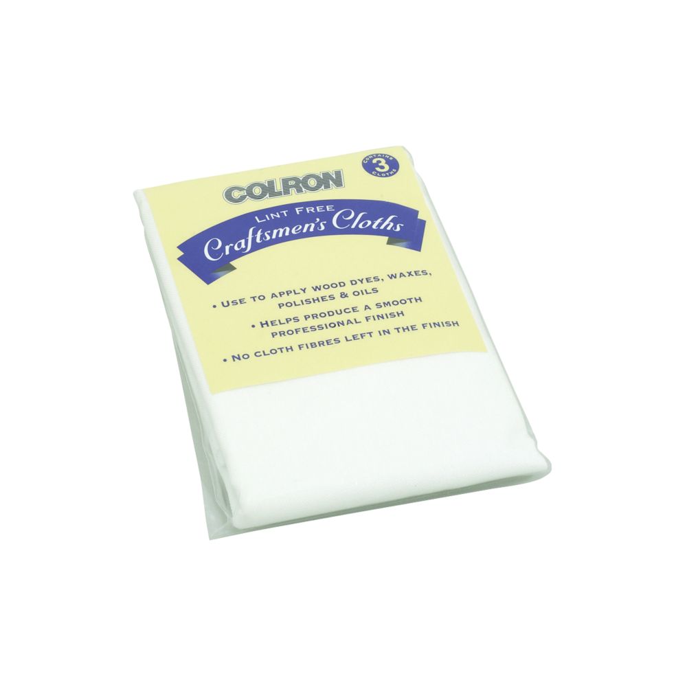 Colron LintFree Cloths 3 Pack Screwfix